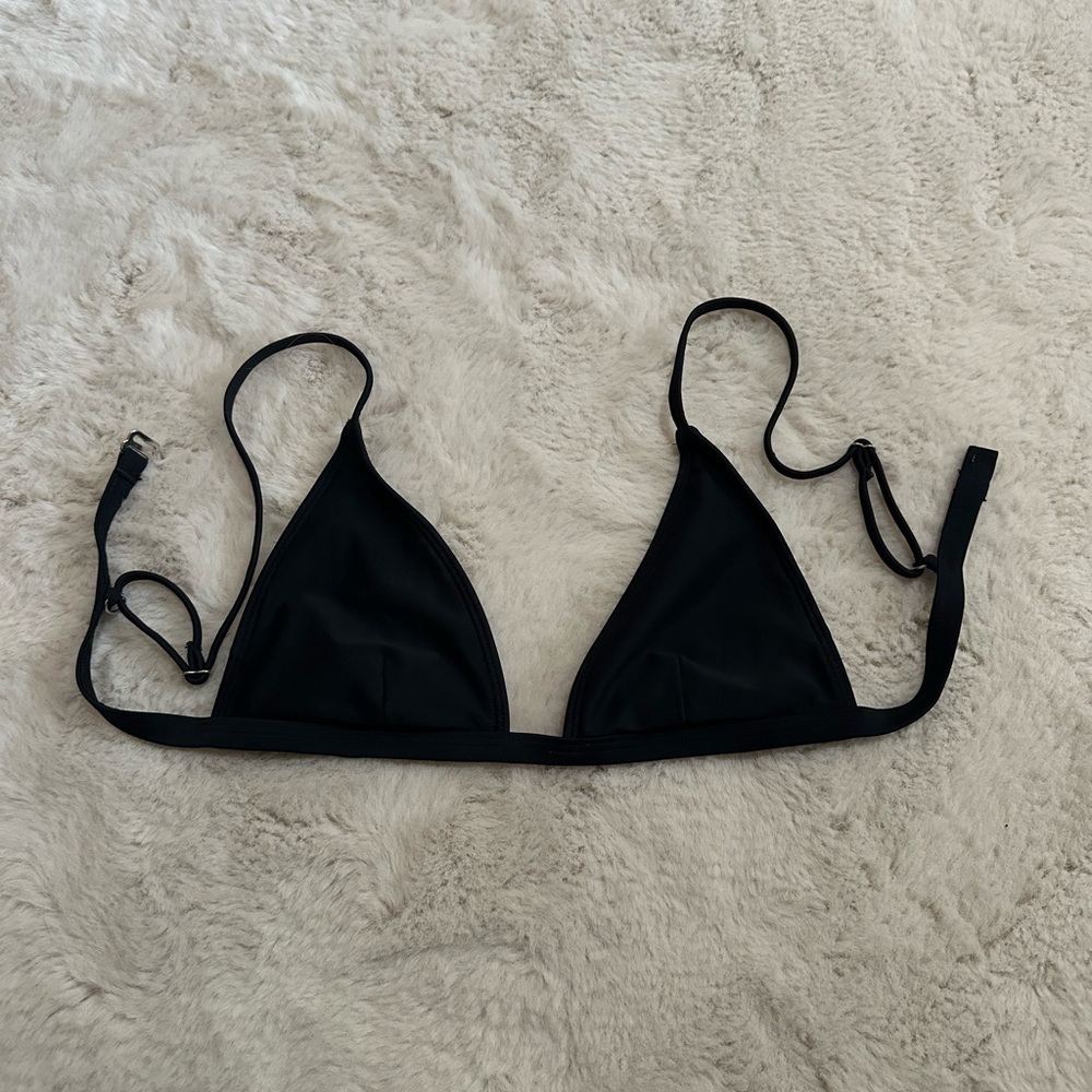 Black Triangle Bikini Top